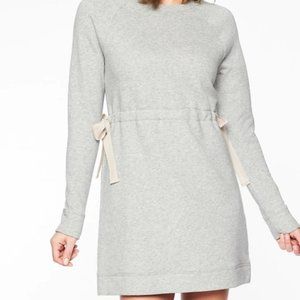 Athleta Sweatshirt Dress with Tie Detail